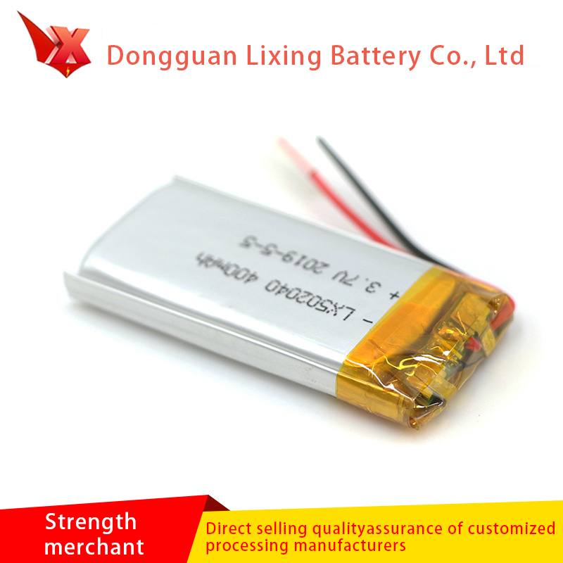 Gran oferta de batería de litio 502040 3.7V suministros para adultos Batería Walkman Backup Power 400mAh